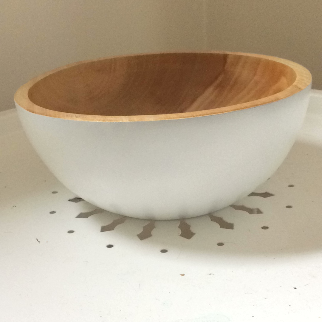 Large wooden bowl