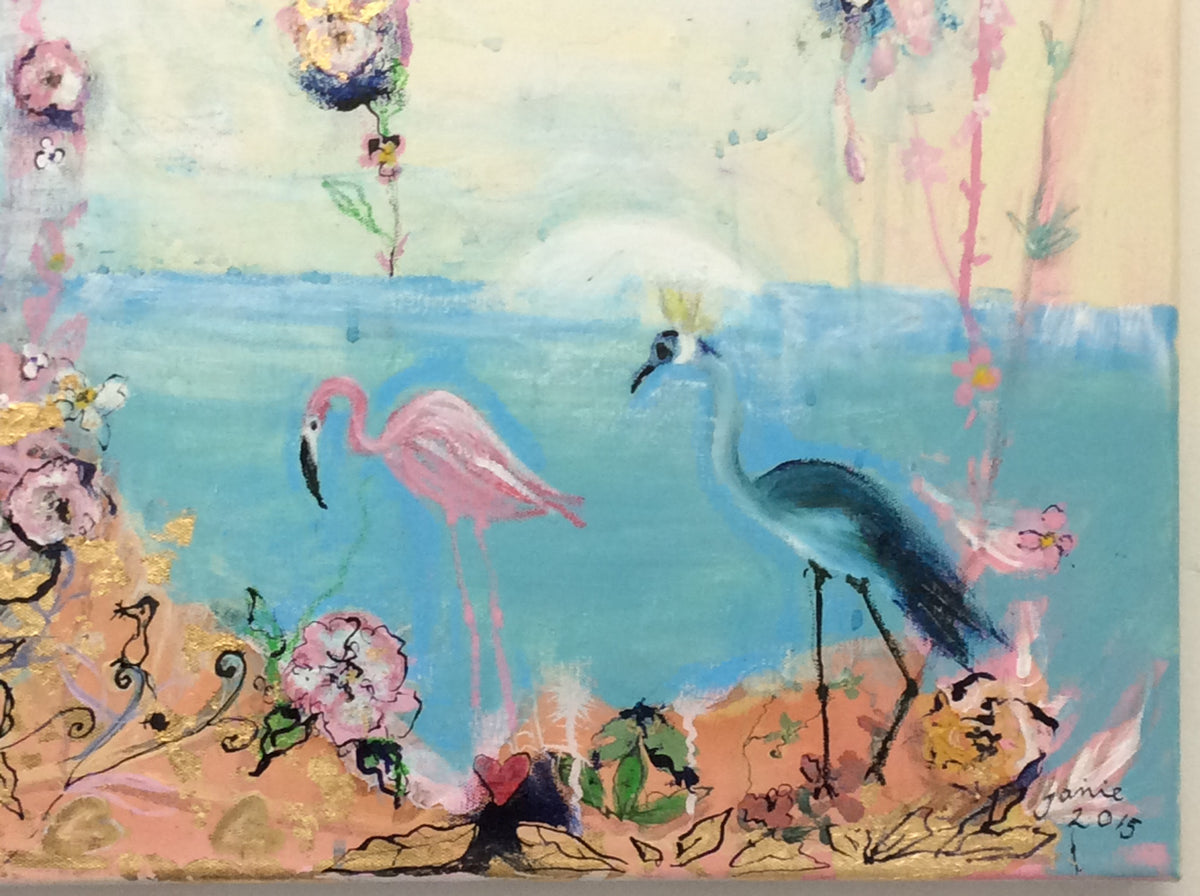"This is it sunshine", a painting by Janie Nott SOLD