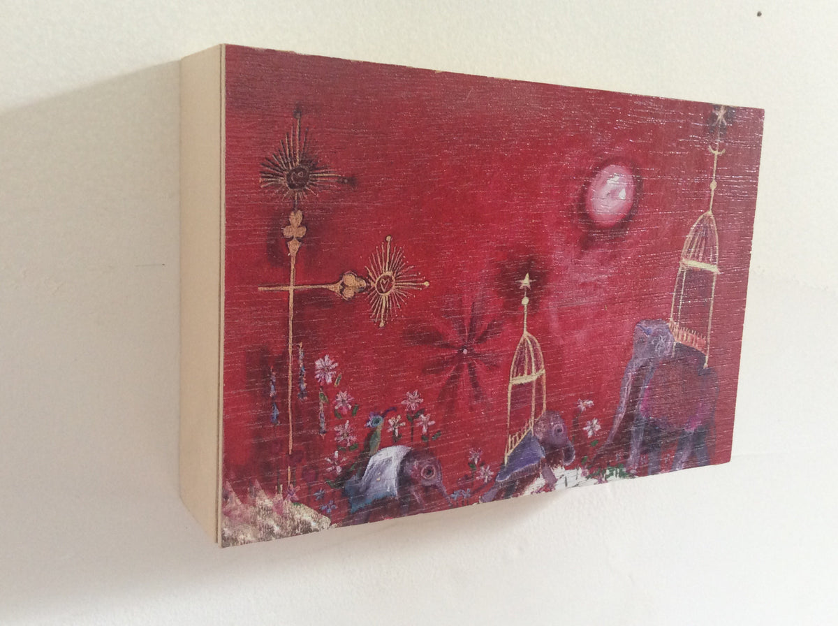 Boxed wooden prints