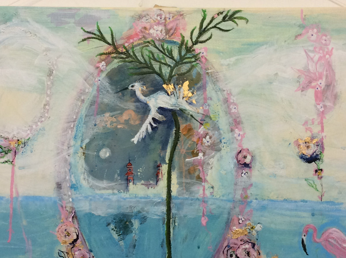 "This is it sunshine", a painting by Janie Nott SOLD