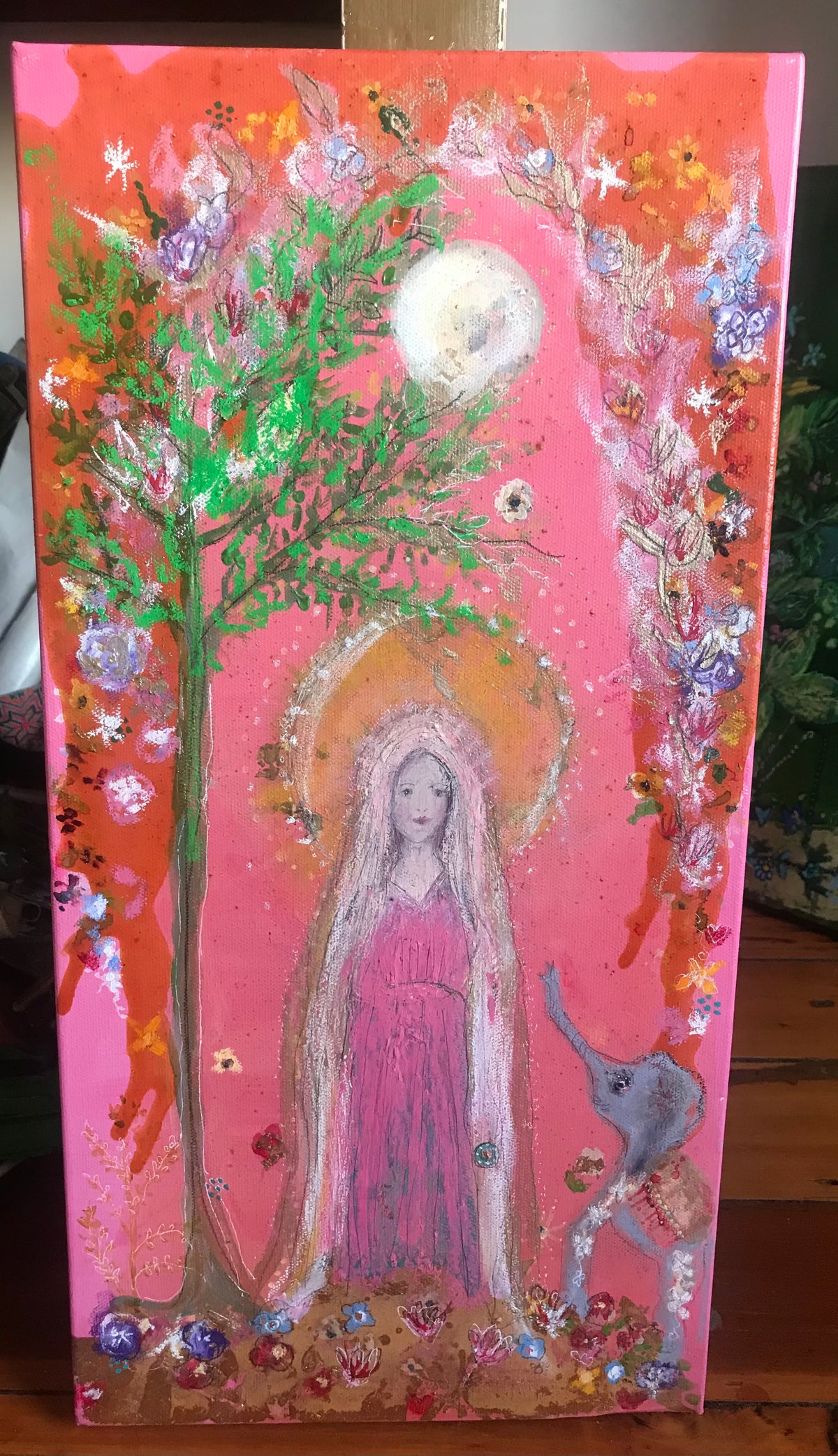 Mary and friends. SOLD