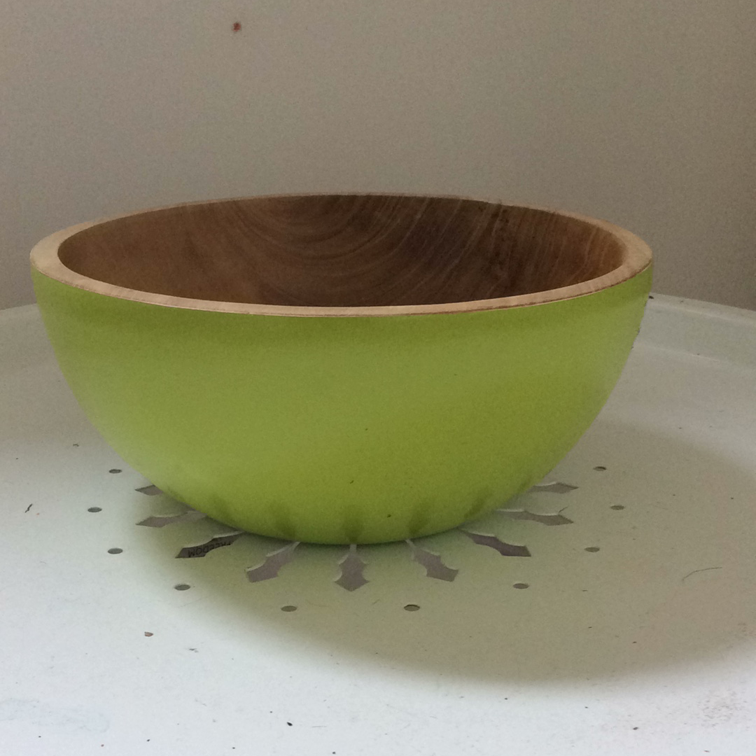 Large wooden bowl