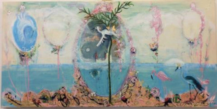 "This is it sunshine", a painting by Janie Nott SOLD